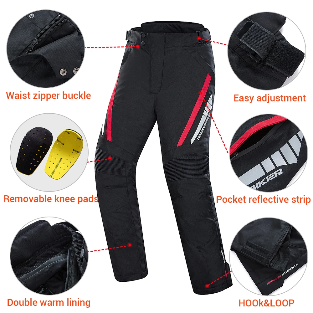 New Motorcycle Riding Pants Anti Fall And Anti Tear Detachable Protective Equipment Men Off-road Racing Pants For All Seasons