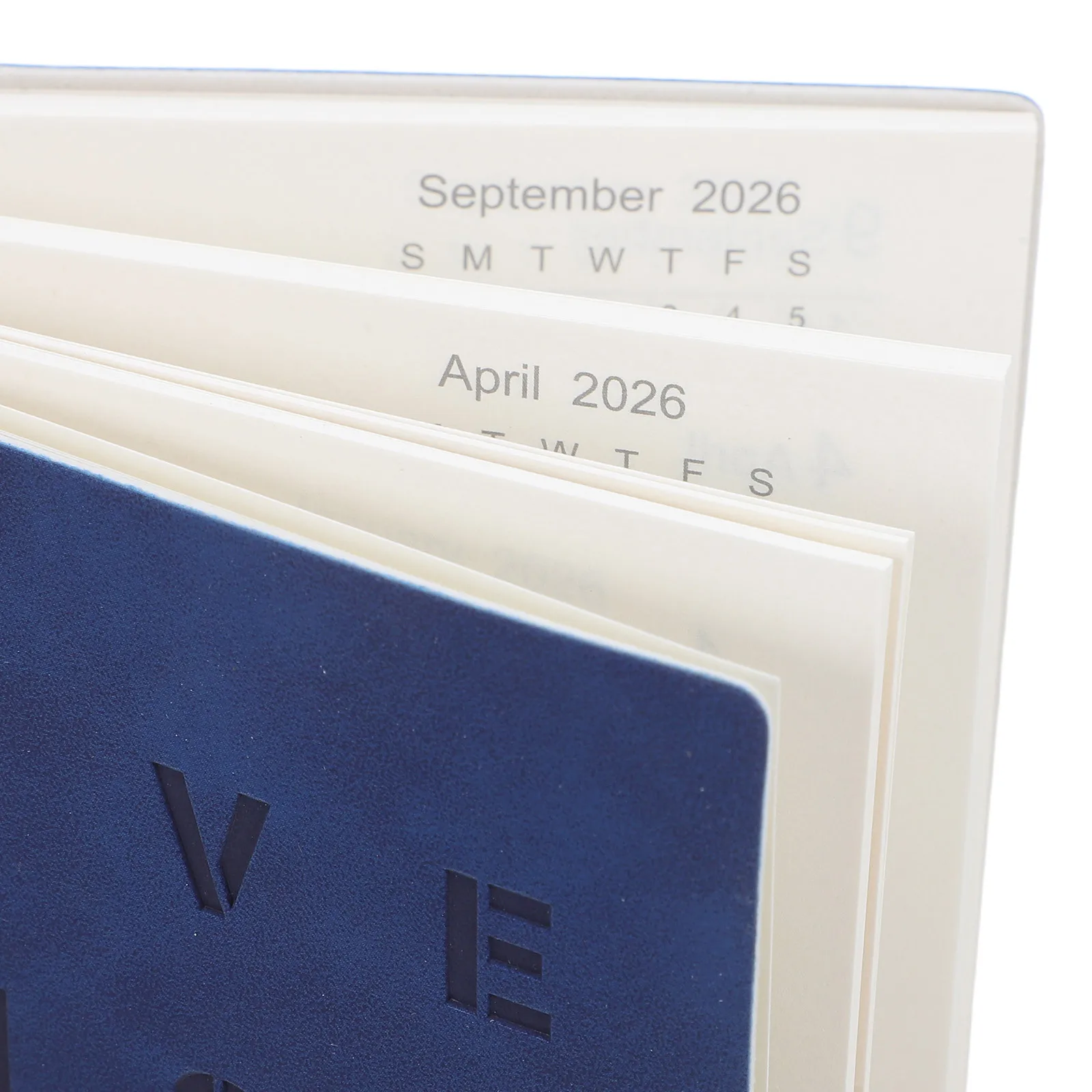 دفتر مخطط يومي 2026 تخطيط تقويم أسبوعي شهري كتاب موعد احترافي لدراسة العمل والاستخدام الشخصي أزرق داكن #5