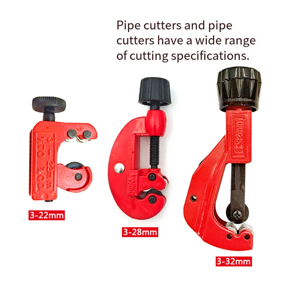 3-22/3-28/3-32 Pipe Cutter Arrow Pipe Cutting Tools For Cutting Pipes Copper Brass Aluminum Mild Steel Pipe Cutter