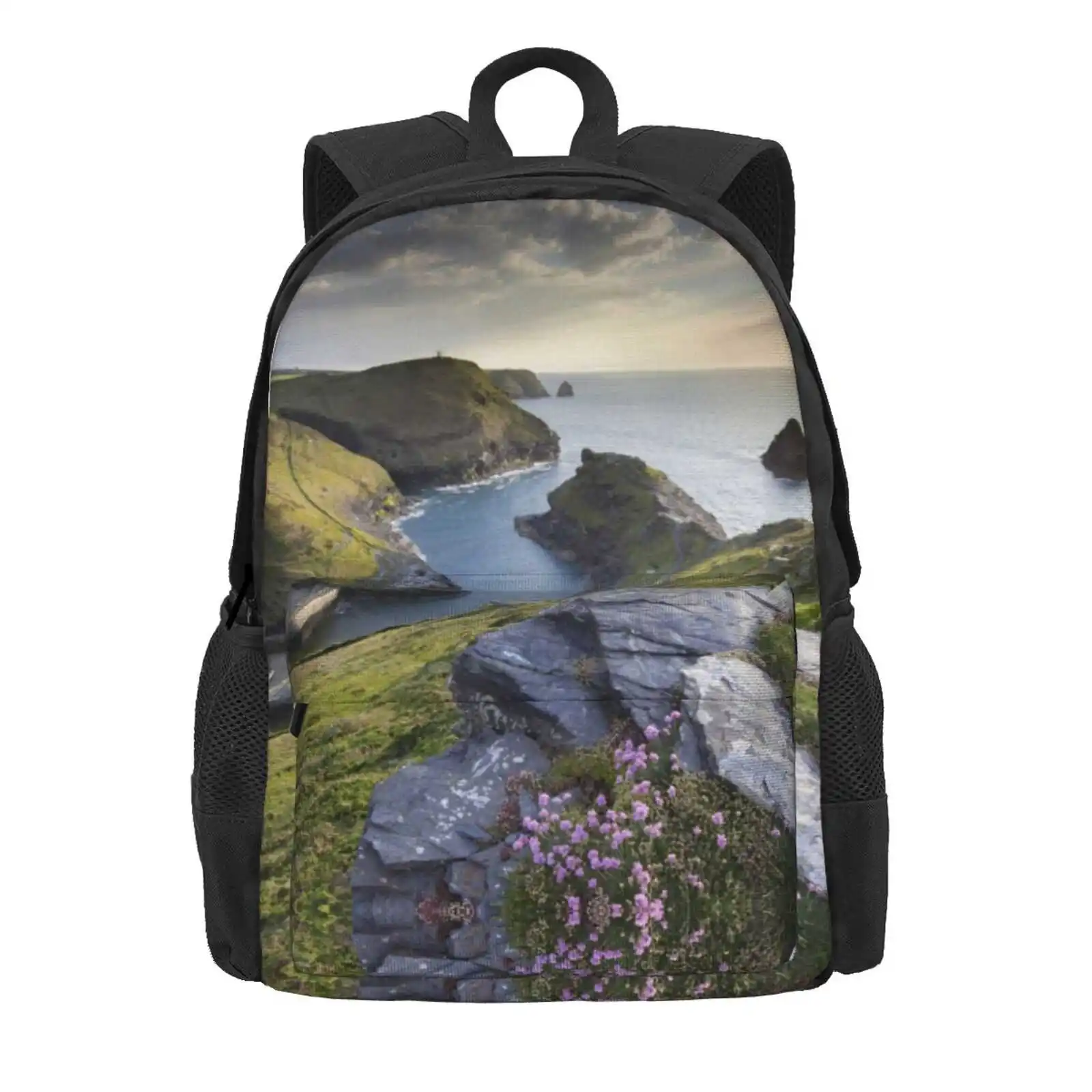 Cornwall : Boscastle Harbour Hot Sale Schoolbag Backpack Fashion Bags Boscastle Harbour North Cornwall Cornish Coast West