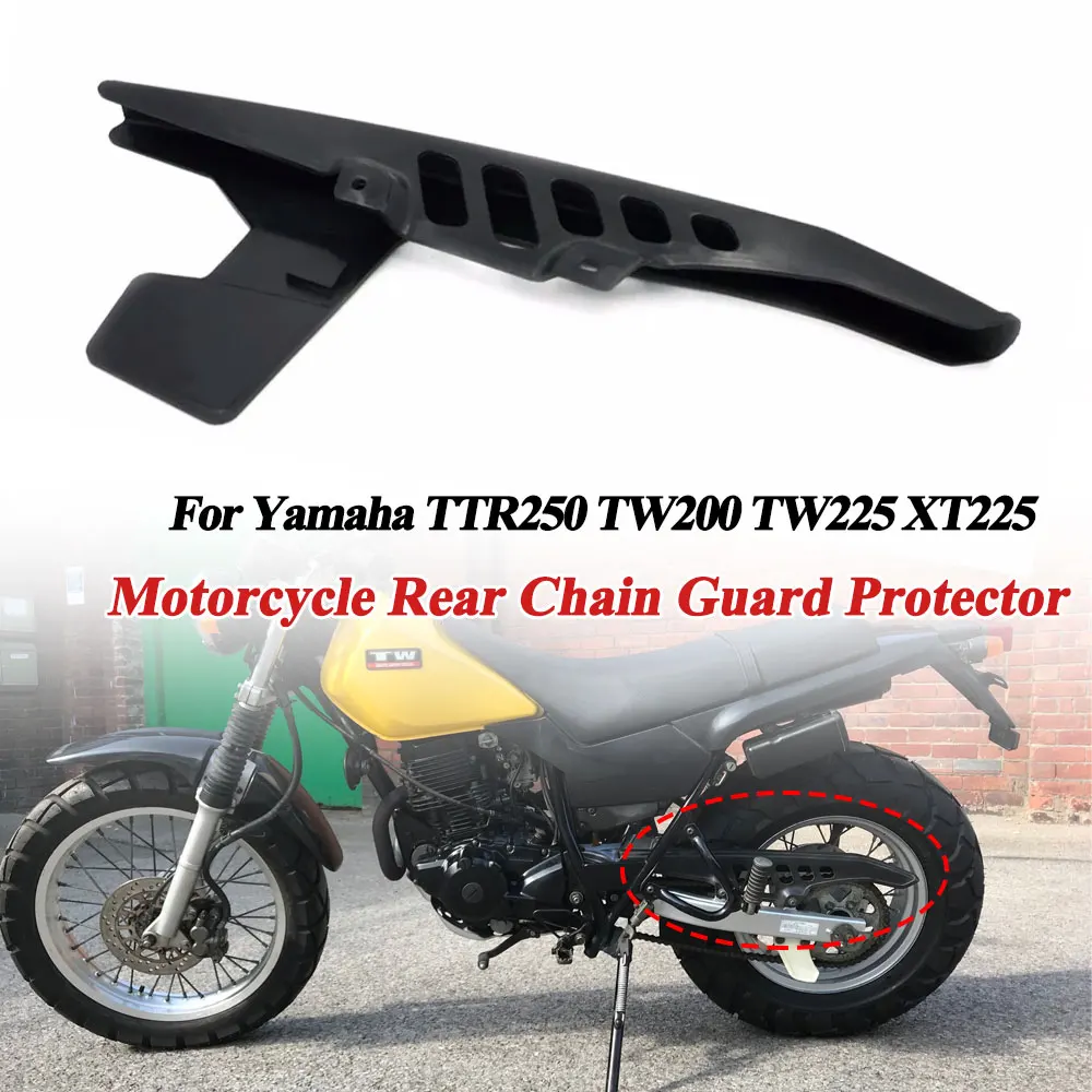 ヤマハttr250tw200 tw225 xt225 ttr 250 tw 200 225 xt 225用absチェーンスプロケット保護カバー