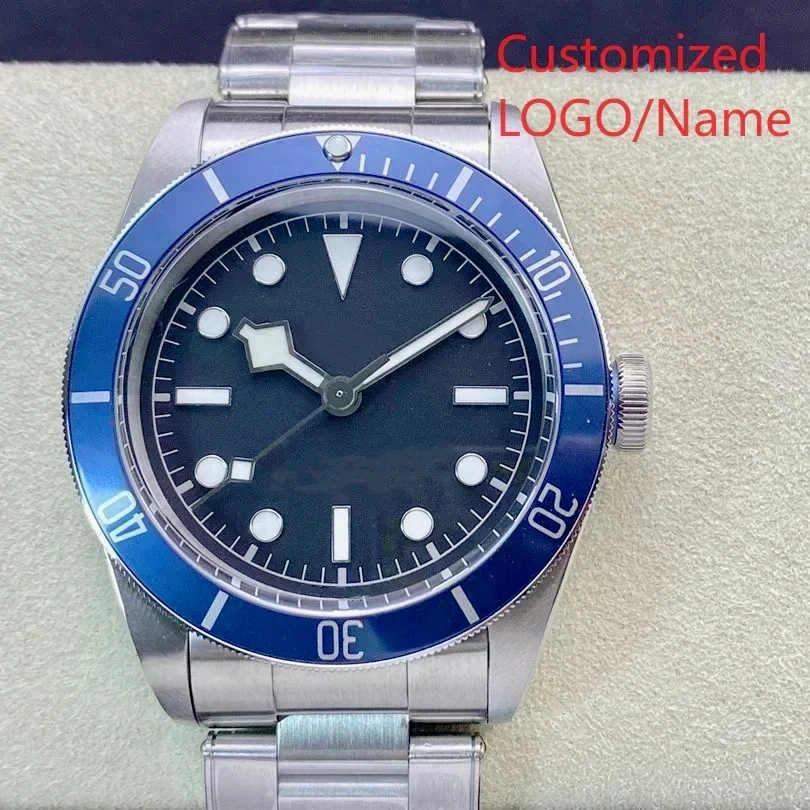 Mens Automatic Mechanical Watches 2026 Bay Popular Sport Gold Black Blue Ceramic 42mm
