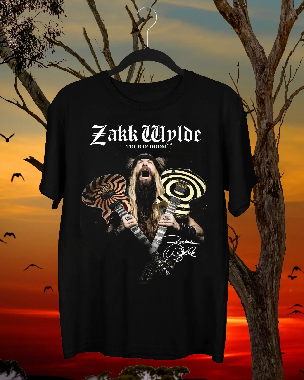 Rare Zakk Wylde Guitar Cotton T Shirt For Fan S to 5XL GC1530