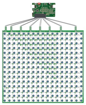 Legact array-type high-density high-sensitivity flexible ultra-thin piezoresistive sensor FSR can be customized as required