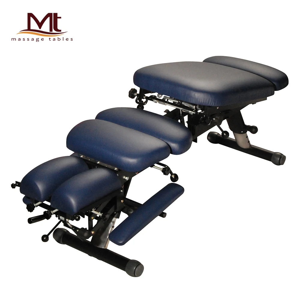 Hemet Iron-280 Factory Custom Professional Adjust Heavy Duty Lumbar Traction Table Chiropractic Table Chiropractic Bed