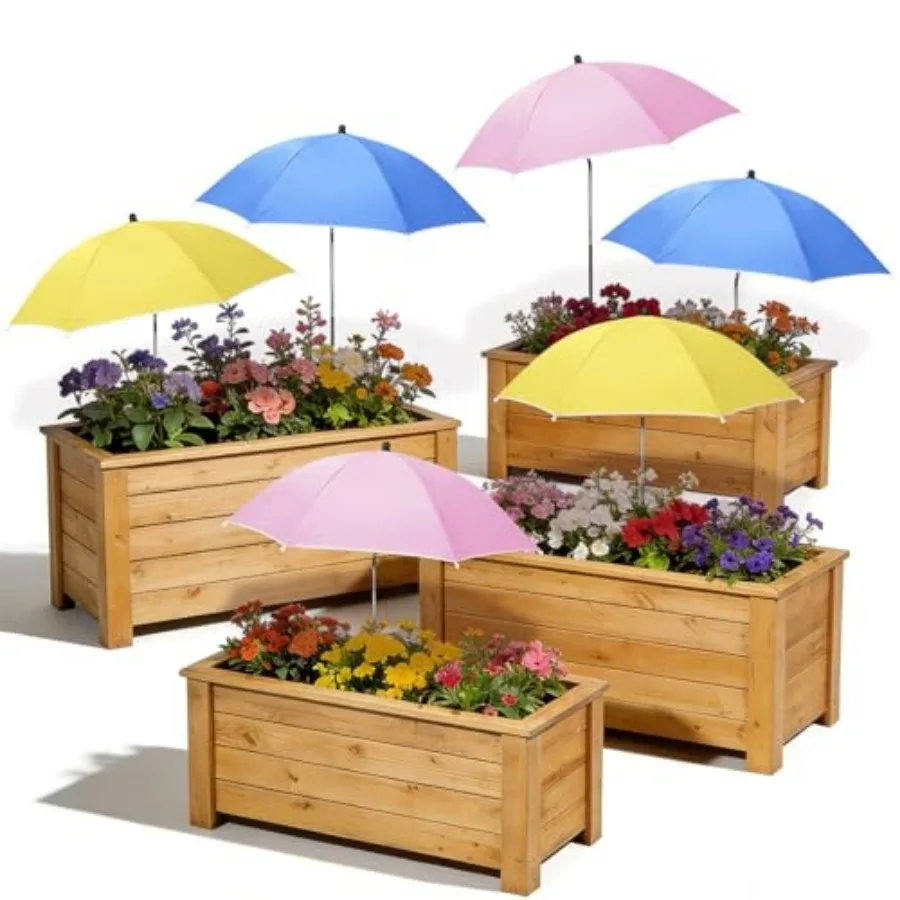 Plant Umbrellas for Outdoor Plants, Garden Umbrella Shade for Potted Plants and Garden Beds, Provide Shade to Defend Plants Fro
