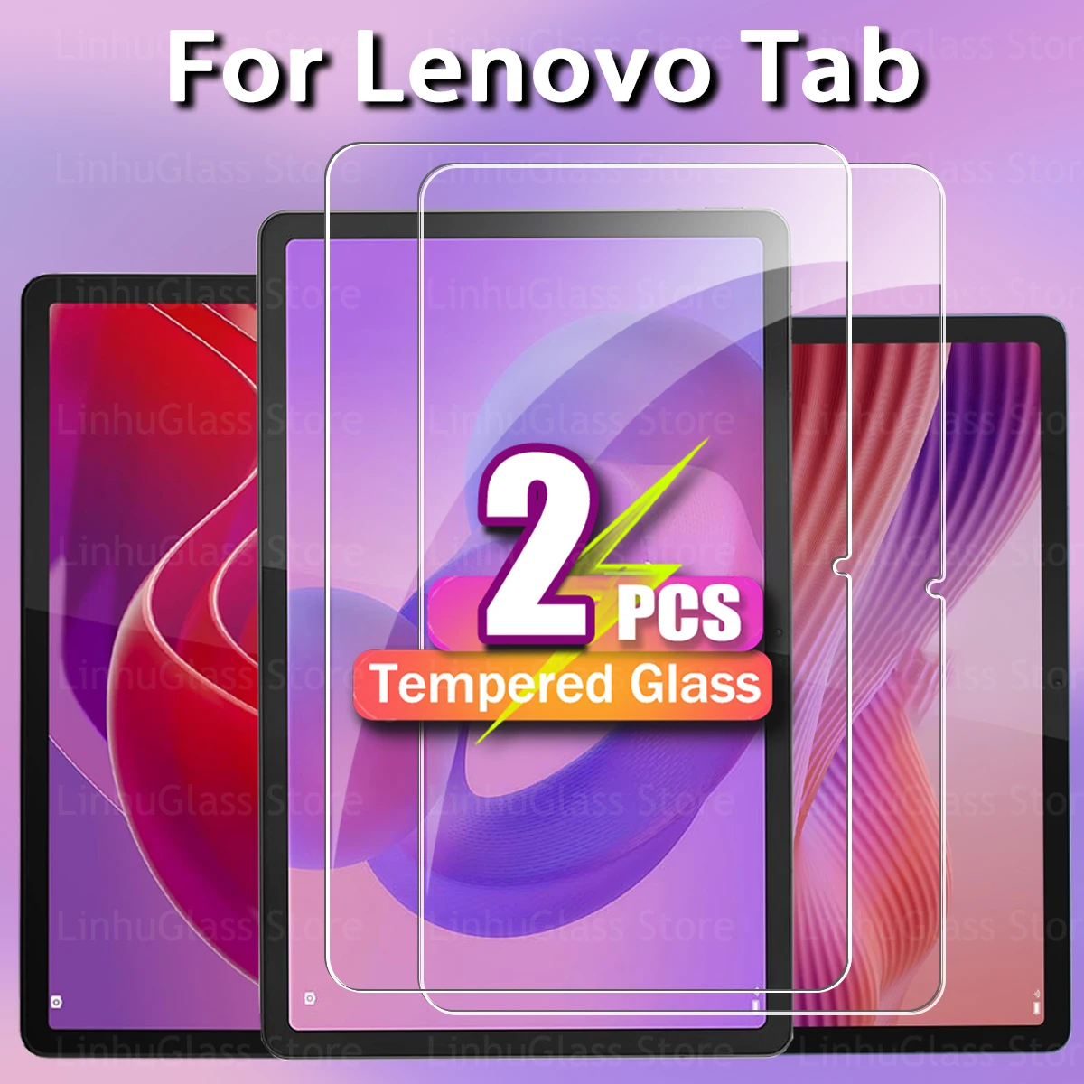 2PCS Screen Protector Tempered Glass Film for Lenovo Idea Tab M11 M10 Plus M9 M8 K11 K9 One P11 Gen 2 Pro P12 Yoga 11 12.7 2025