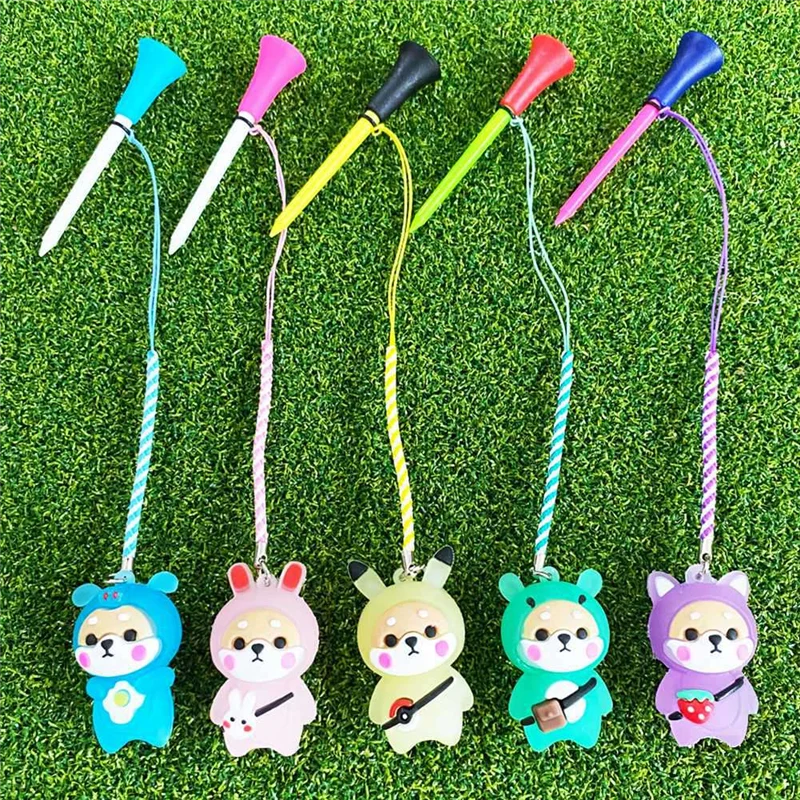 

Premium Rubber Golf Tees For Mats - Pack Of 6 Durable Performance Rubber Tees Durable Easy To Use