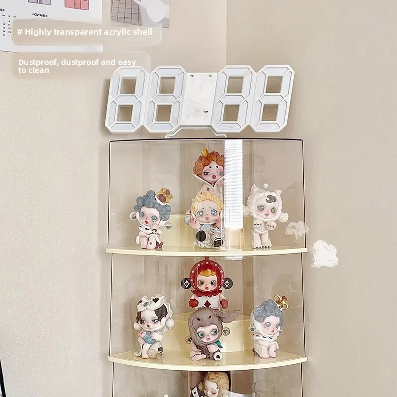 صناديق عرض الزاوية، صناديق عمياء، حوامل عرض، عناصر تخزين، تماثيل، خزائن عرض أكريليك شفافة مقاومة للغبار