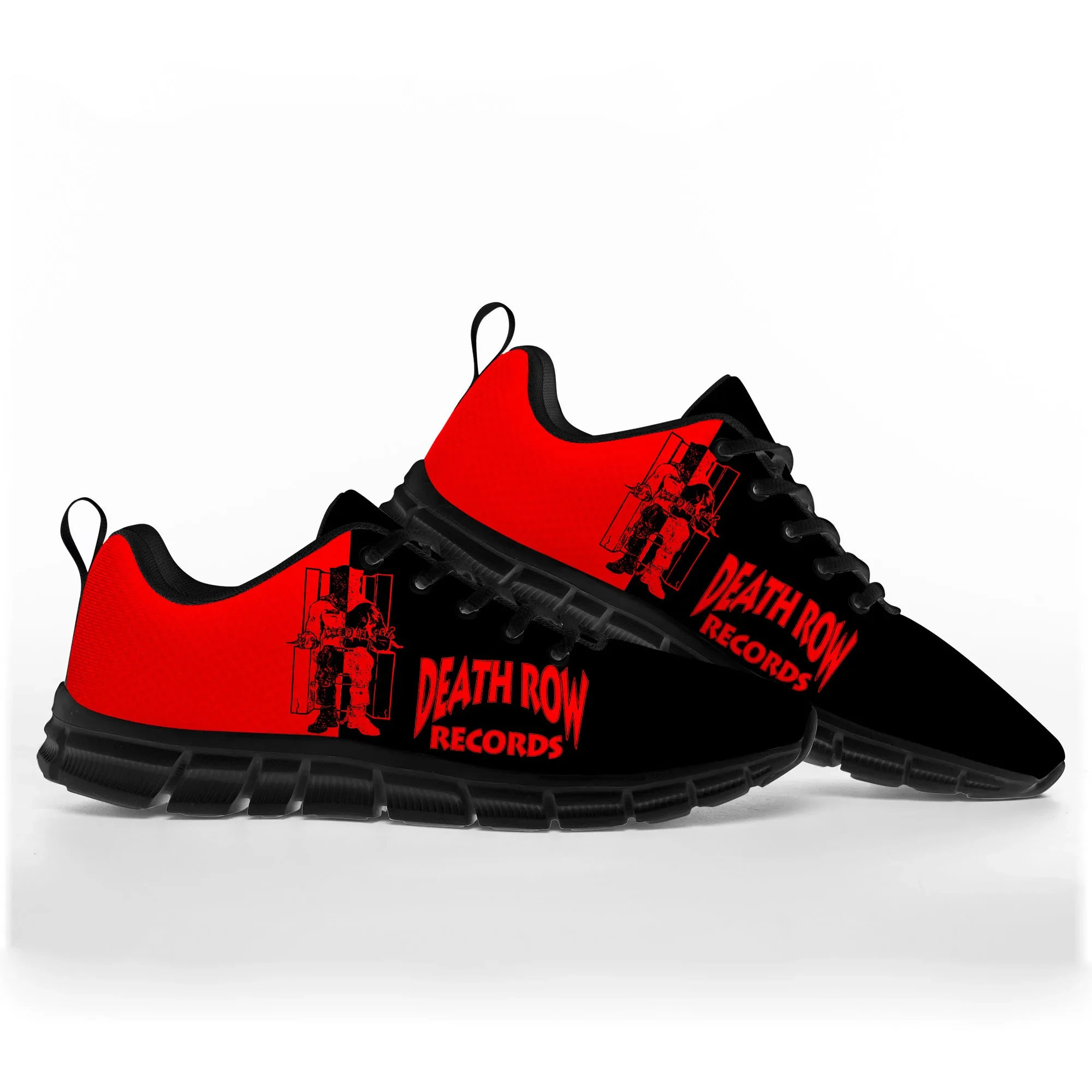 Death Row Records Sports Shoes Mens Womens Teenager Kids Sneakers 3D Print Pattern Casual Custom Couple High Quality Shoes