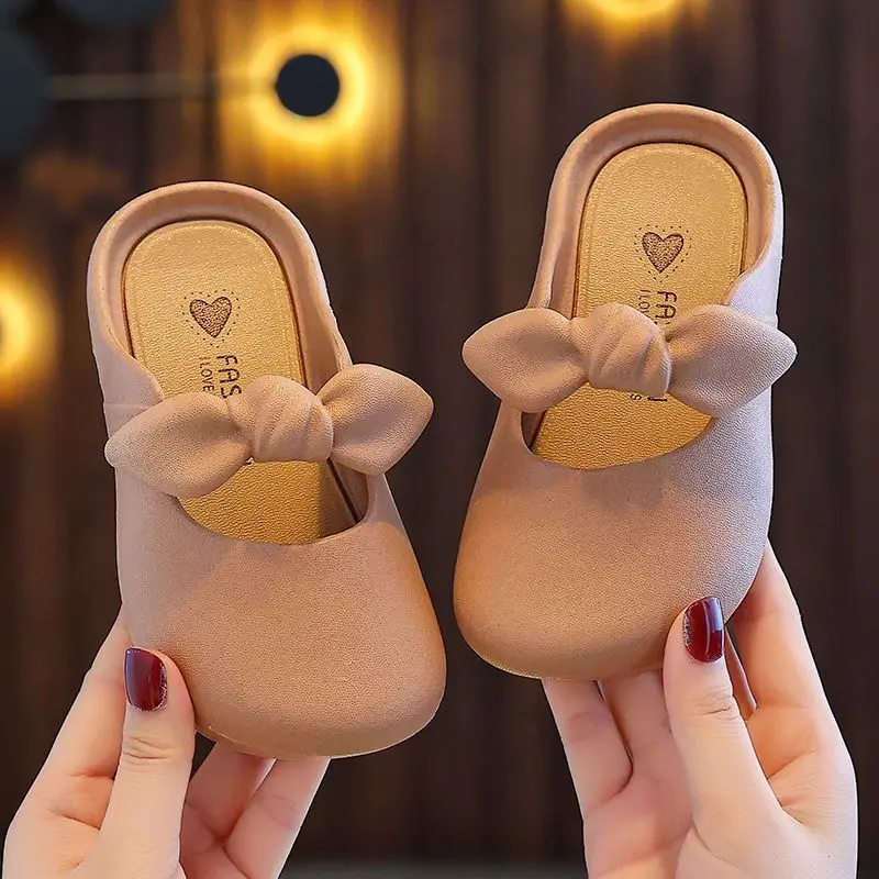 Childrens Slippers Girls 2024 Summer Cute Princess Soft Sole Childrens sweet cute designable Slippers