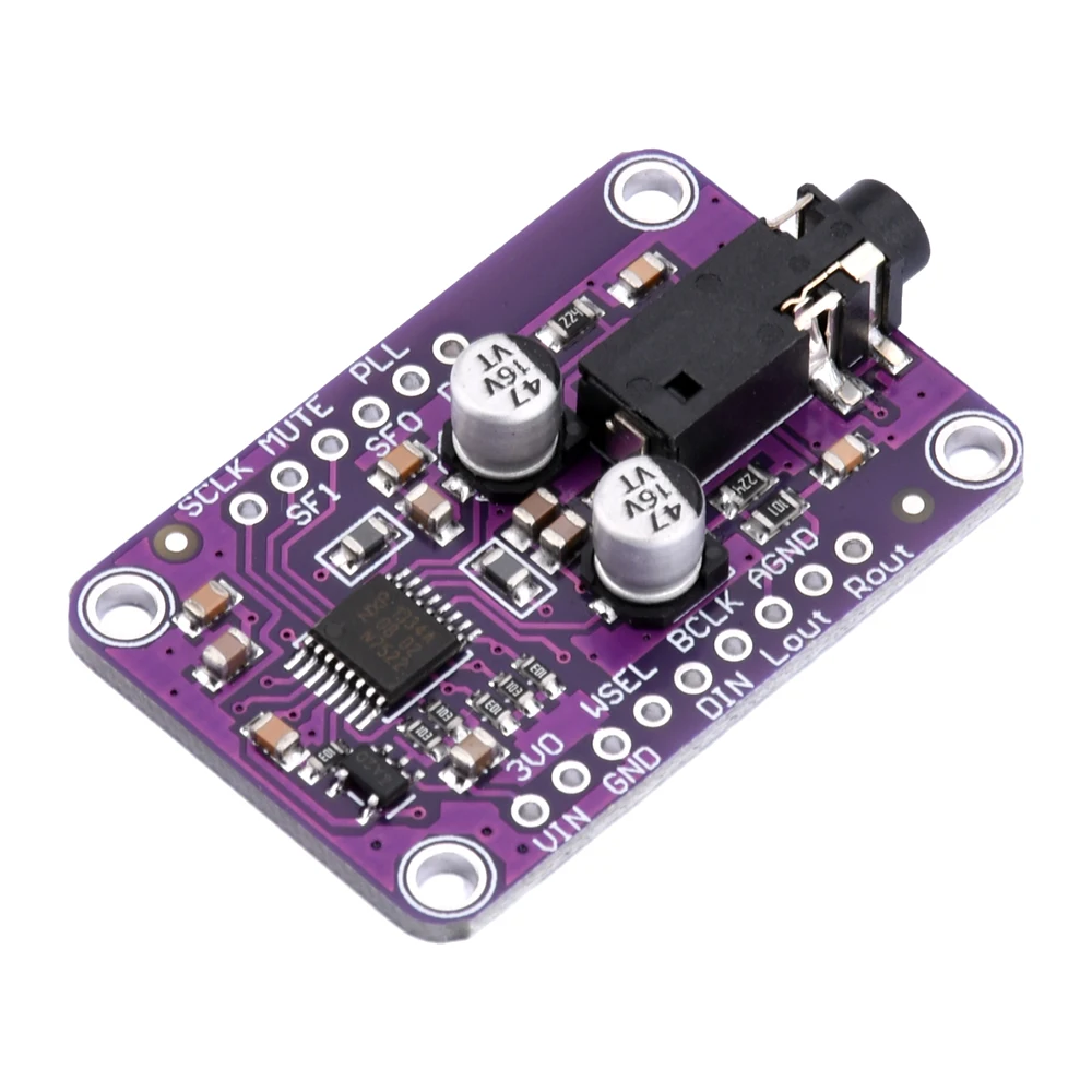 Modulo DAC 1334 UDA1334A DAC Audio Stereo Decoder Module I2S 16/20/24 bit sinistra scheda di decodifica dati comprovata per Arduino 3.3V-5V