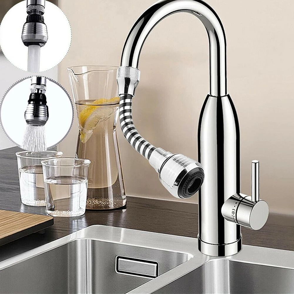 Indoor Shower Household Products Faucet Bubbler Sink Tap 15.5cm Attachment Bendable Extender Kitchen Accessories