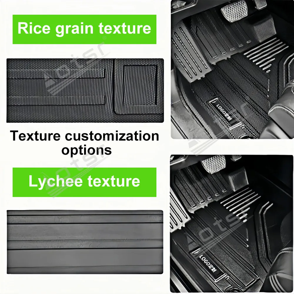 Car foot mat For Ford Raptor F150 2015-2024 Dedicated vehicles for specific purposes Rear bucket pad of TPE Material Durable