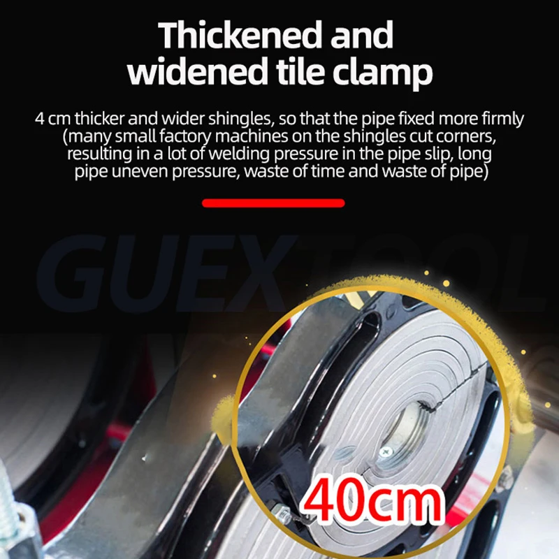 Máquina de soldadura hidráulica a tope de 4 anillos, máquina de soldadura a tope de tubería de PE de 63-315MM, máquina de fusión en caliente de