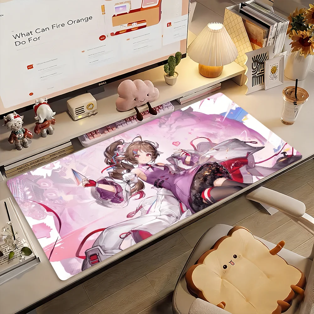 Game A-Arknights Endfield Ardelia Mauspad, rutschfeste Gummi-Gamer-Balance-Computermatte, Dekoration, Schreibtischunterlage, Laptop, Büro, groß