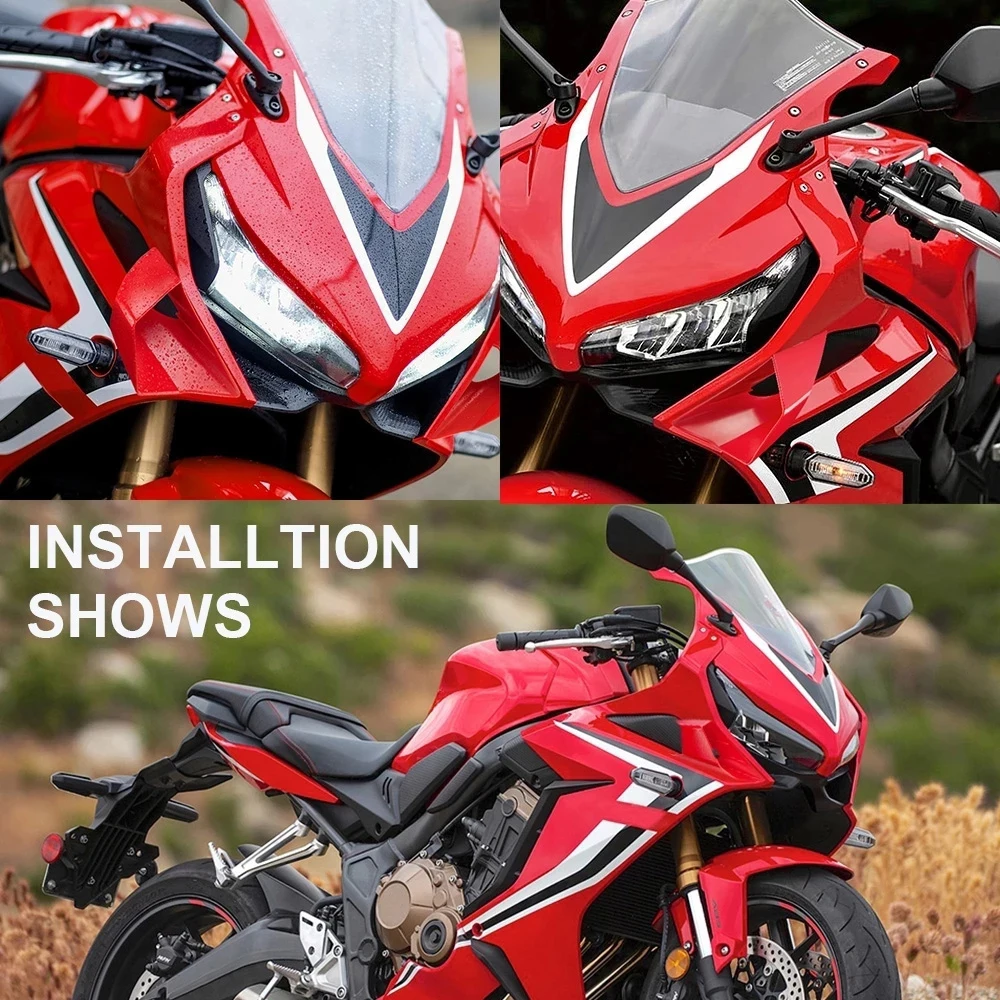 CBR650R CBR 650R 2019-2023 Fairing Winglets Fin Trim Cover Motorcycle Wing Protector Wind Fairing Winglets For Honda CBR650