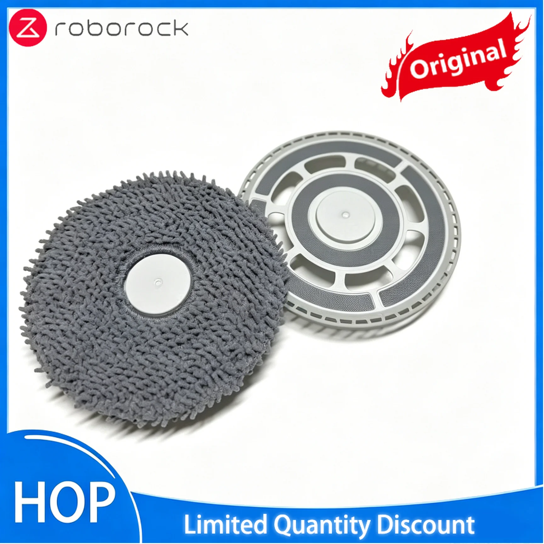 Accessoires de plateau de serpillière Roborock Qrevo Curv compatibles avec le support de serpillière Roborock Qrevo Max/Qrevo Pro, pièces de rechange en option