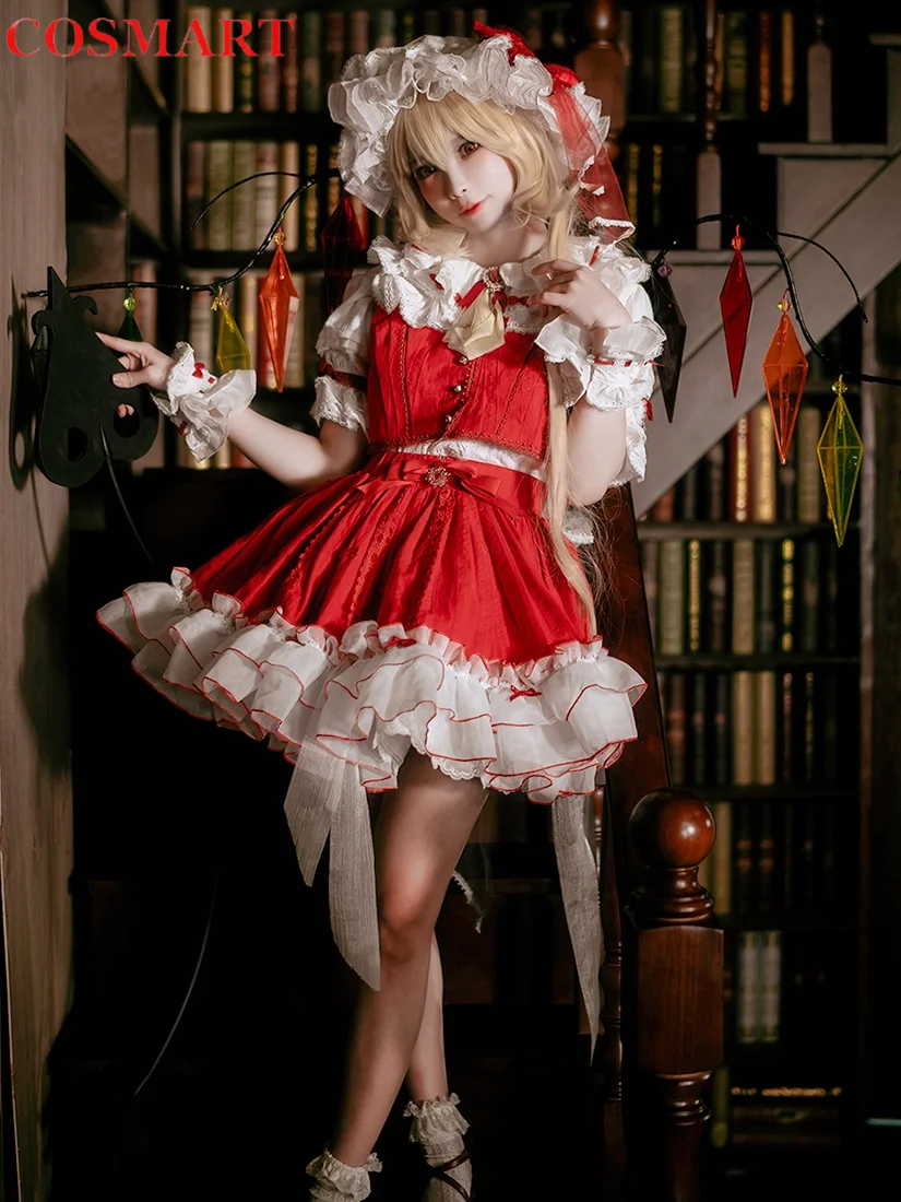 

COSMART Touhou Project Flandre Scarlet Dress Cosplay Costume Cos Game Anime Party Uniform Hallowen Play Role Clothes Clothing