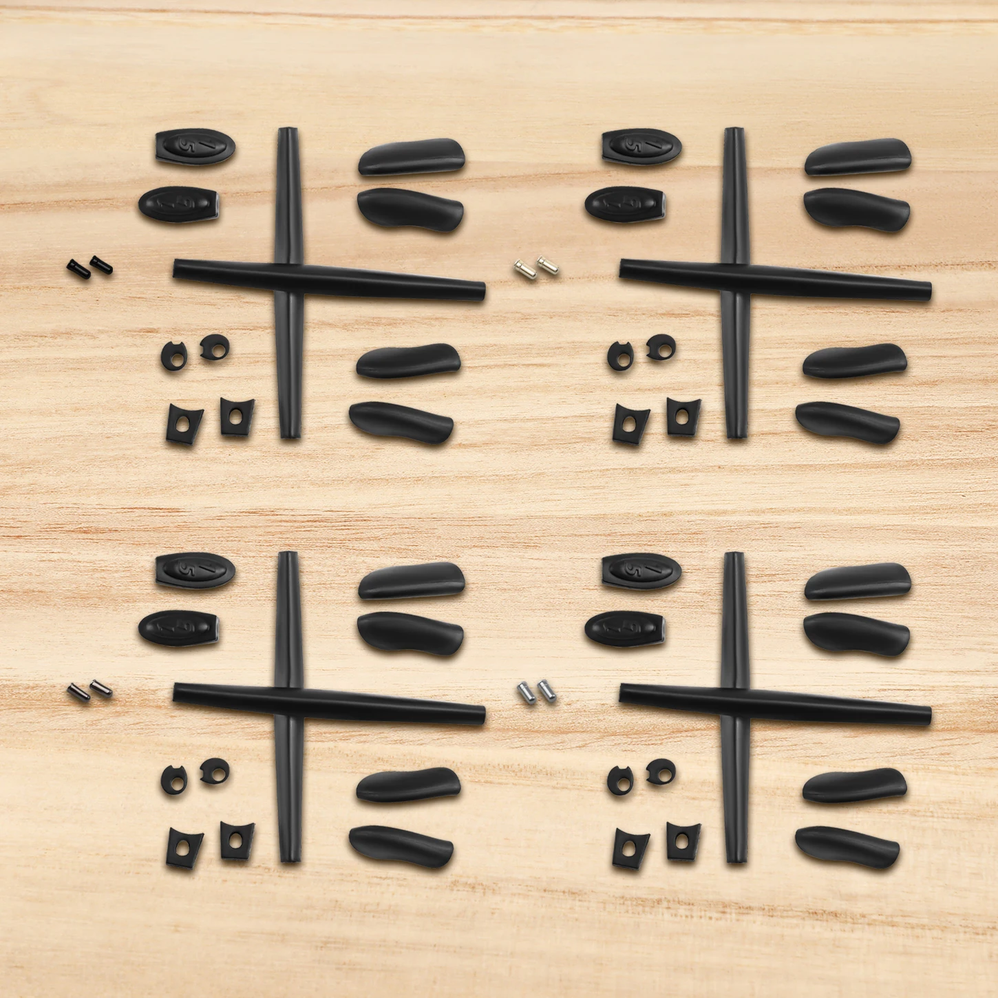 

Replacement Rubber Kit Ear Socks Nose Pads + Nose Pins Rivet for Oakley X Metal XX Juliet X Metal Frame