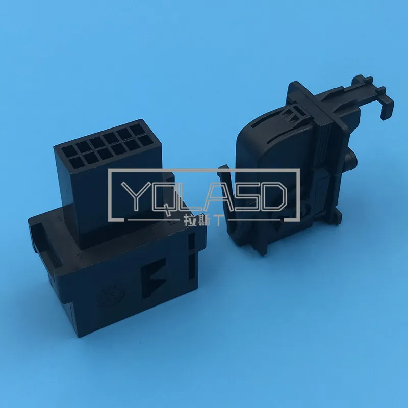1 Set 12 Way Male Female Unsealed Socket AC Assembly 0.6 Series Car Power Amplifier Electric Wire Plug 1379096-3 Untuk VW Porsche
