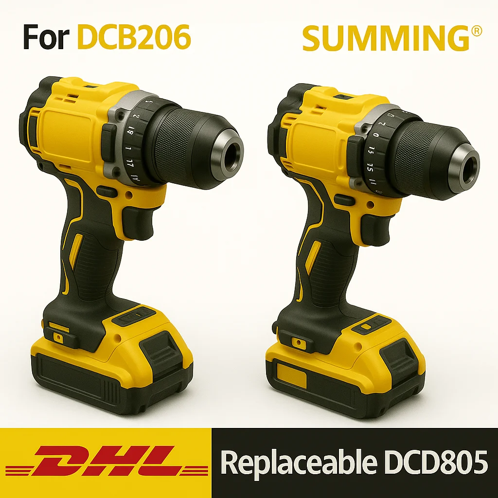 

Lithium Battery 20V RechargeableBrushless Compact ElectricScrewdriver replaceable Hand Drill Impact Drill DCD805 for DCB206