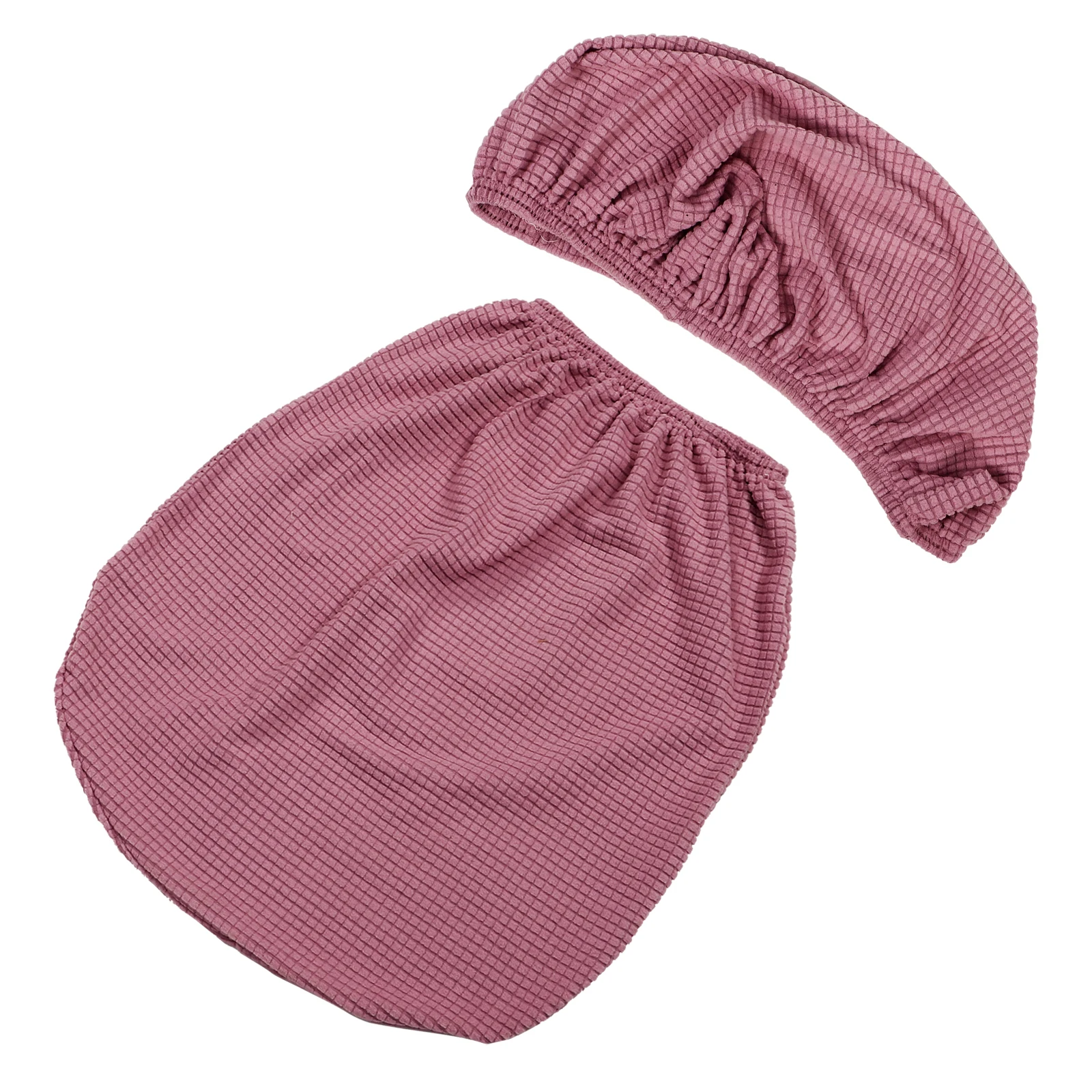 1Set Chair Cover Anti-Scratch Elastic Office Chair Seat Backing Cover Non-Slip Comfortable Polyester Protector for Home