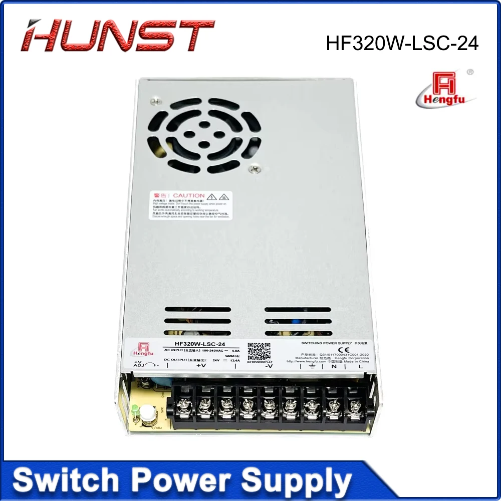HUNST HF320W-LSC-24V AC100-240 Fuente de alimentación conmutada adecuada para máquina de marcado láser CO2, máquina de grabado