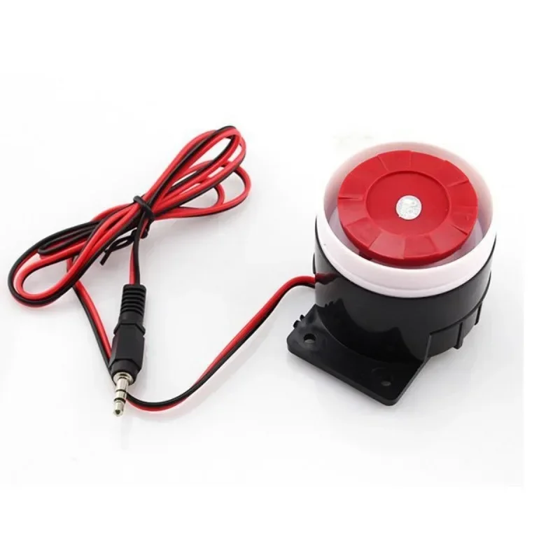 1pcs 2024 NEW Loud Indoor Siren 120dB Alarm Horn Wired Durable Alarm For Home Security DC 12V