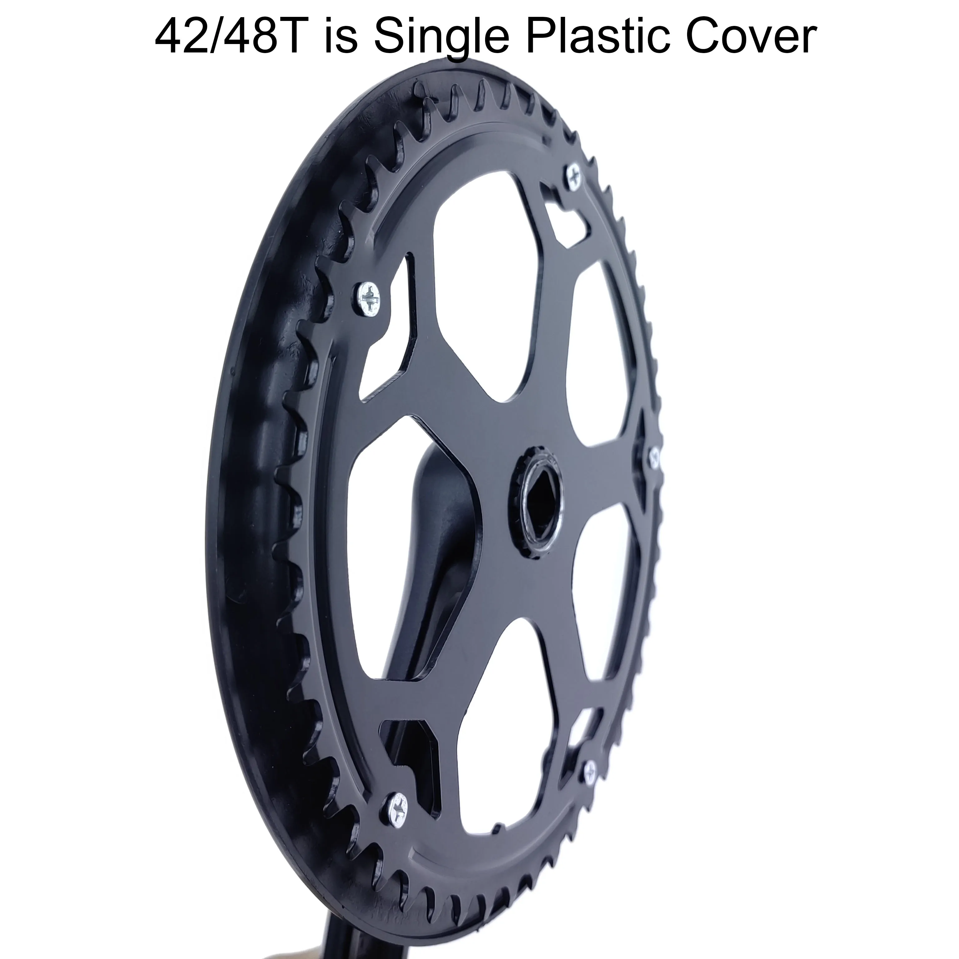 42T 48T 52T Road Bike Crankset 170mm 152MM Foling Bike Crank Set Hollow Tooth Plate Bike Sprocket Bike Accessories Bike Parts