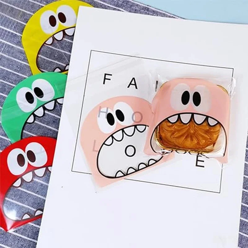 Aliexpress 100/200/300Pcs Lovely Cartoon Printed Plastic Self-Adhesive Bags Cookie Biscuits Snack Package - Aliexpress Deal