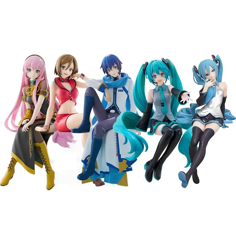 本物のフリュー初音ミクヌードルストッパー歌川ルカメイコカイト在庫ありオリジナルアニメフィギュアモデルコレクター置物おもちゃ