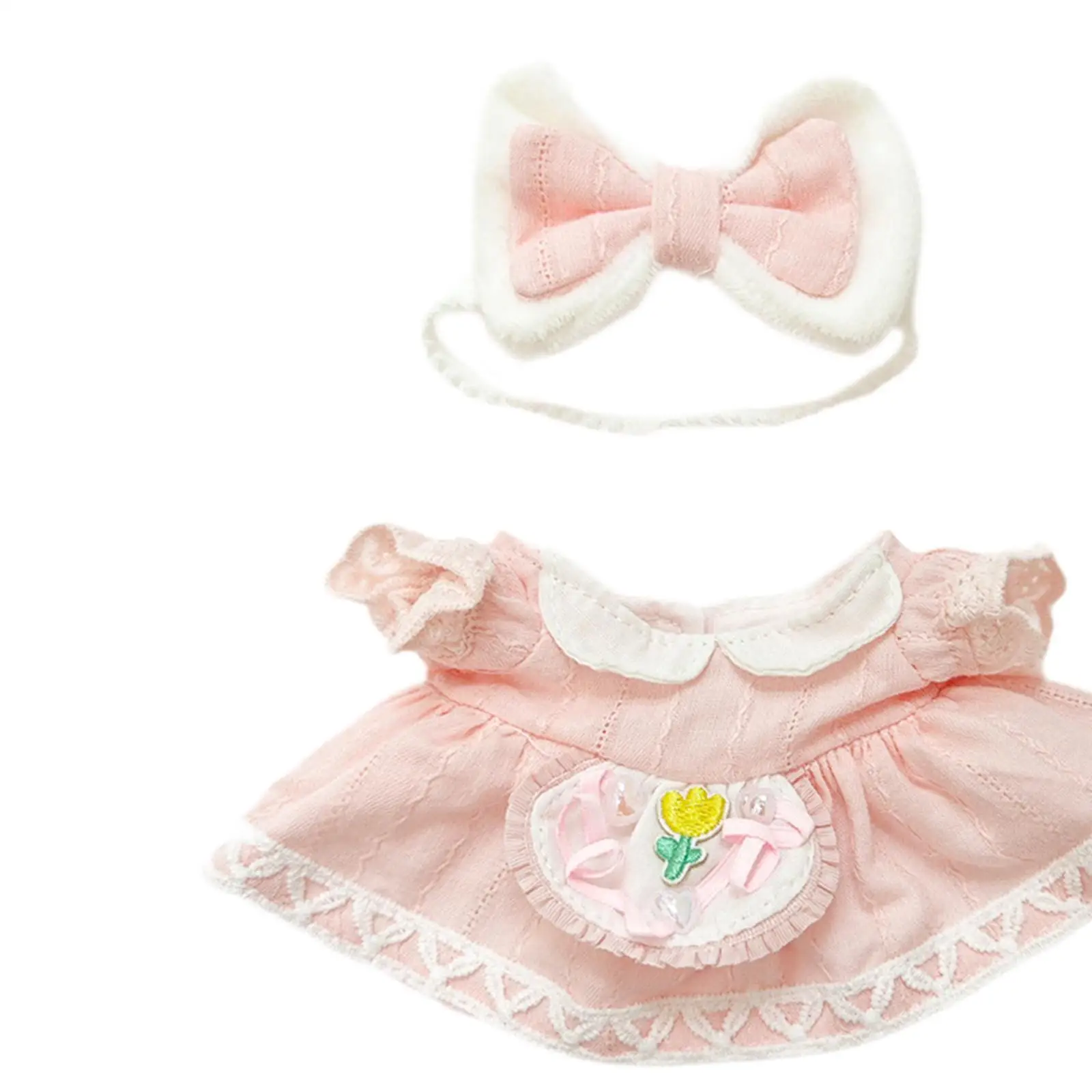 Mini 15cm Doll Dress Cosplay Lovely Cute Doll Clothes for 17cm Pendant Dolls Little Girls Gift Pretend Play Toy Scene Photo Prop