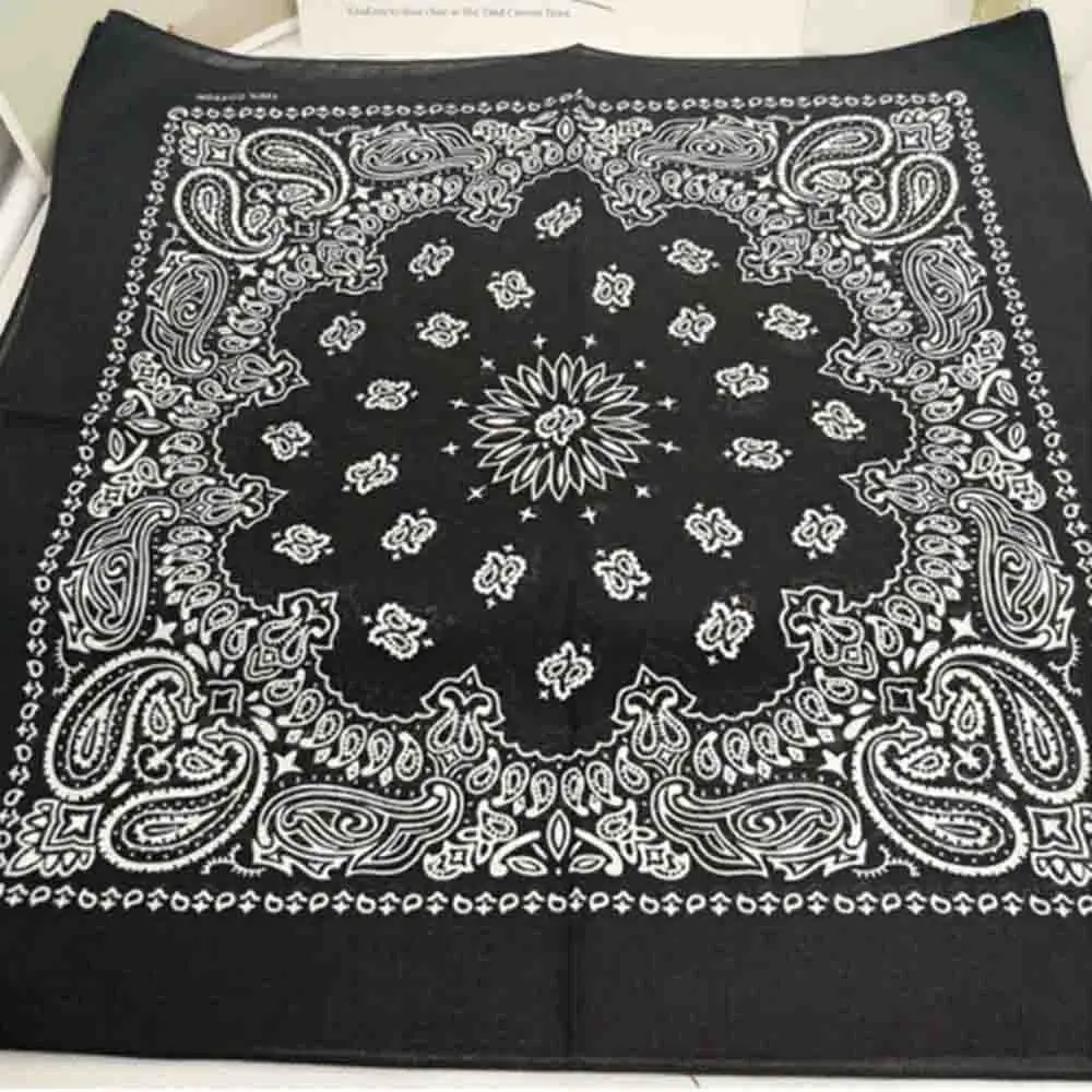 

Women Cotton Hip Hop Neck Wrist Band Head Wrap Paisley Bandana Scarves Handkerchief Square Scarf