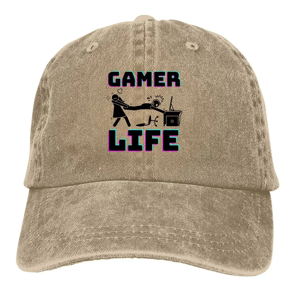 

Gamer Life Baseball Cap Men Hats Women Visor Protection Snapback Gamer Gaming Controller Caps