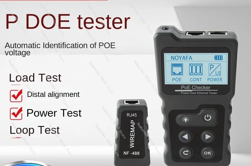 Imagem -02 - Jingming-identificação Automática Poe Tensão Loop Power Test Alinhamento Remoto Câmera Velocidade do Mouse Seleciona Nf488