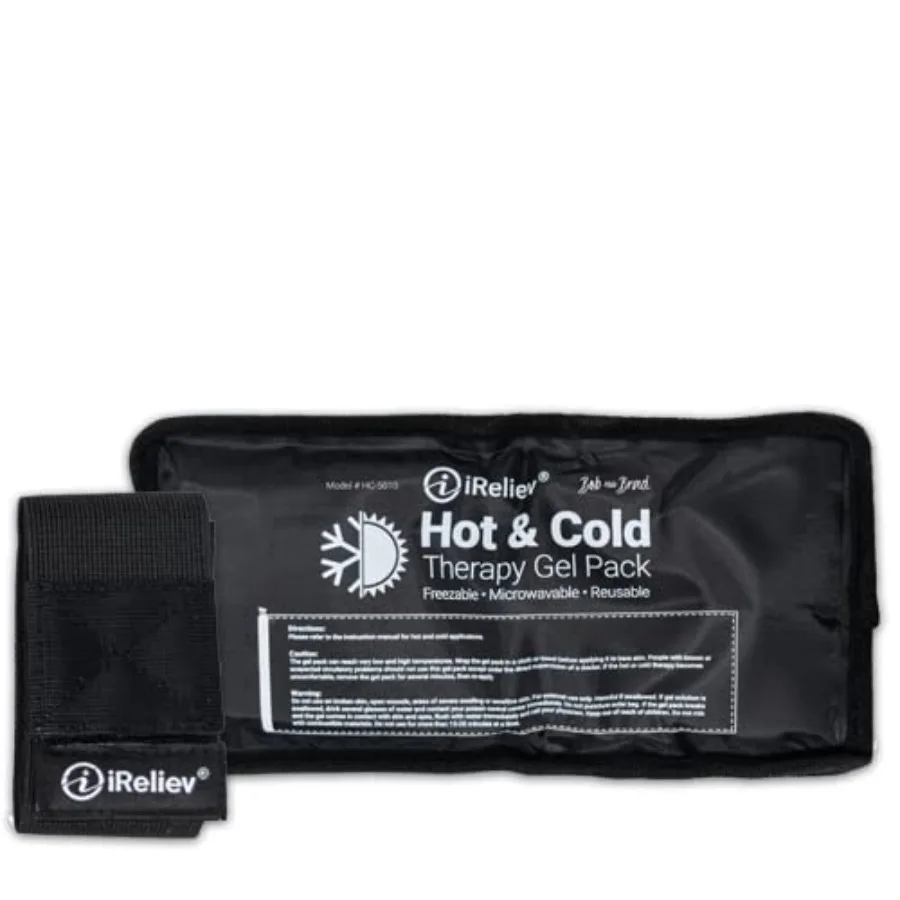 Ice Pack for Hot and Cold Therapy Gel Pack - Hot and Cold Relief, Reusable, Freezable and Microwaveable, Pain and Muscle Sorene