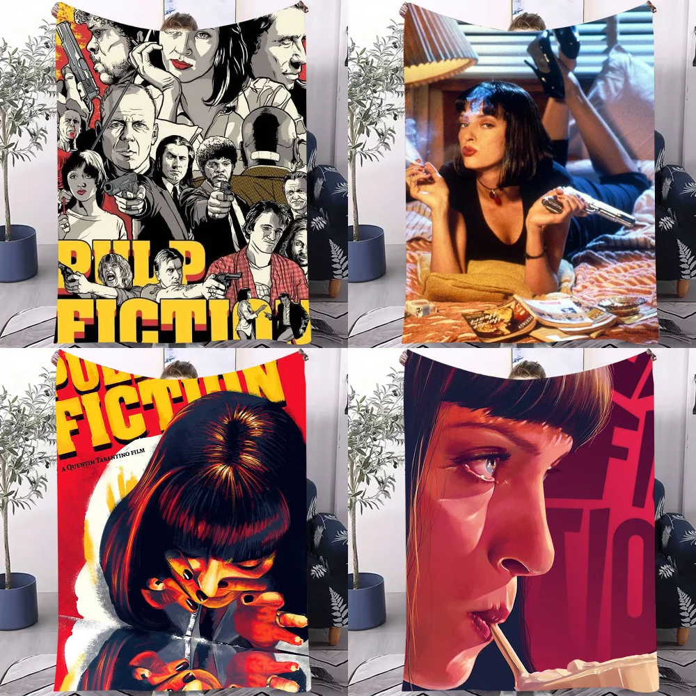 

TV P-Pulp F-Fiction Blanket Design Lightweight Throw Blanket For Dorms, Naps, Living Room, Office,Sofa,All-Season