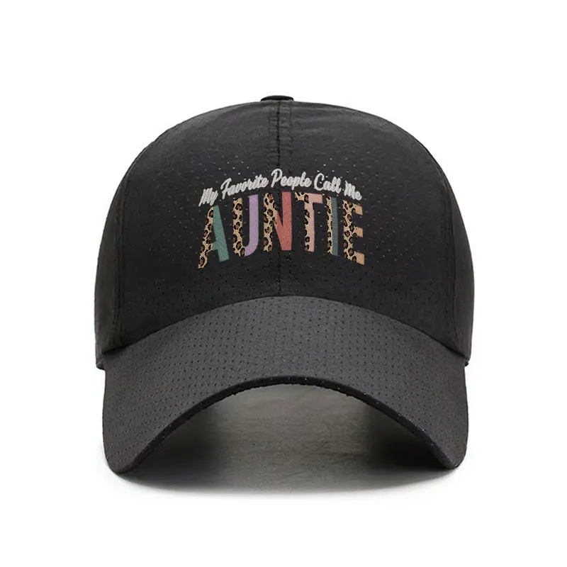 My Familys Favorite Calls Me Auntie Quick Dry Breathable Baseball Cap
