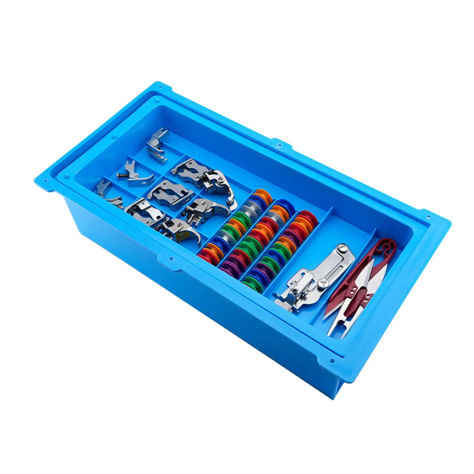 Sewing Machine Sliding Drawer Pp Double Deck Storage Box Industrial Table Mount Accessory for Sewing Machine Workbench