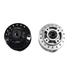 Motorcycle Disc Brake Wheel Hub for Suzuki Haojue Lifan Haojin Dayun Skygo GN125 CG125 XL125 HJ125 Silver/Black Spoke Type Hub