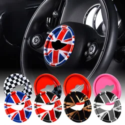 Car Steering Wheel Logo Cover Sticker Trim Interior Accessories Emblem Decoration Fit for MINI COOPER F54/F55/F56/F57/F60