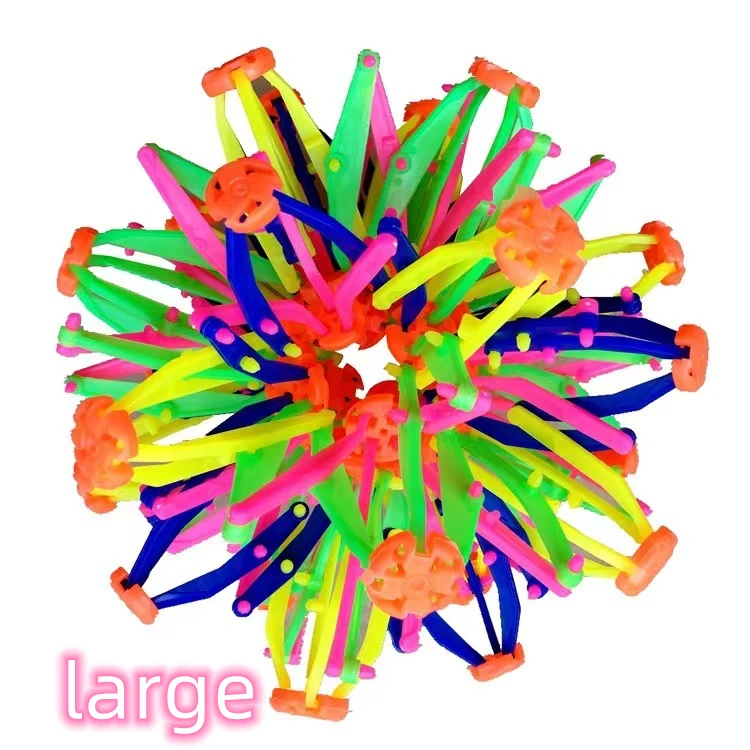 1 stuks buiten magische kleurrijke telescopische bal voor kinderen verjaardag baby shower feest viering kleuterschool cadeau beloning