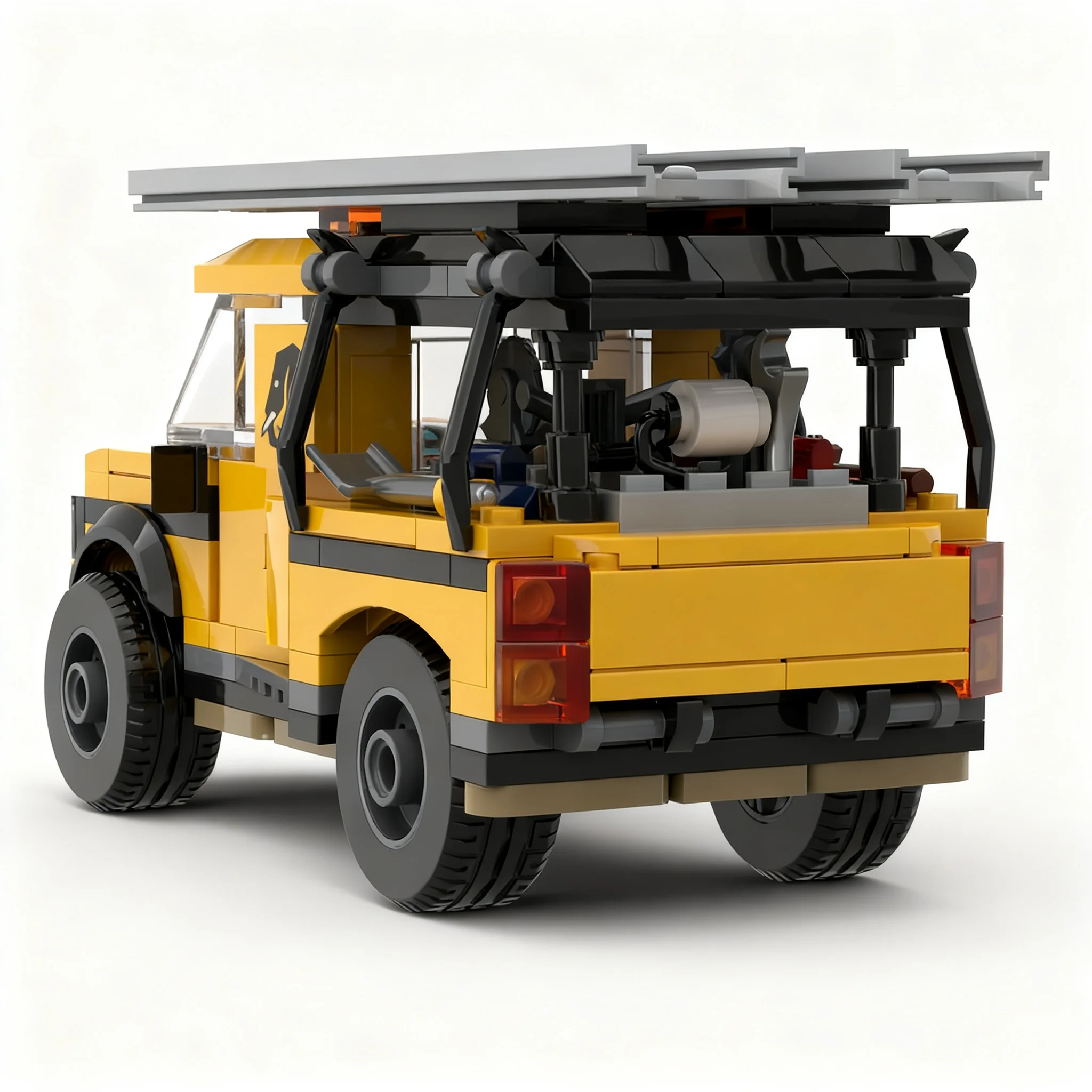 233pcs MOC City Service Truck Model Building Blocks Christmas Gift Birthday Craft Idea Education Assemble DIY Art Brick Creative