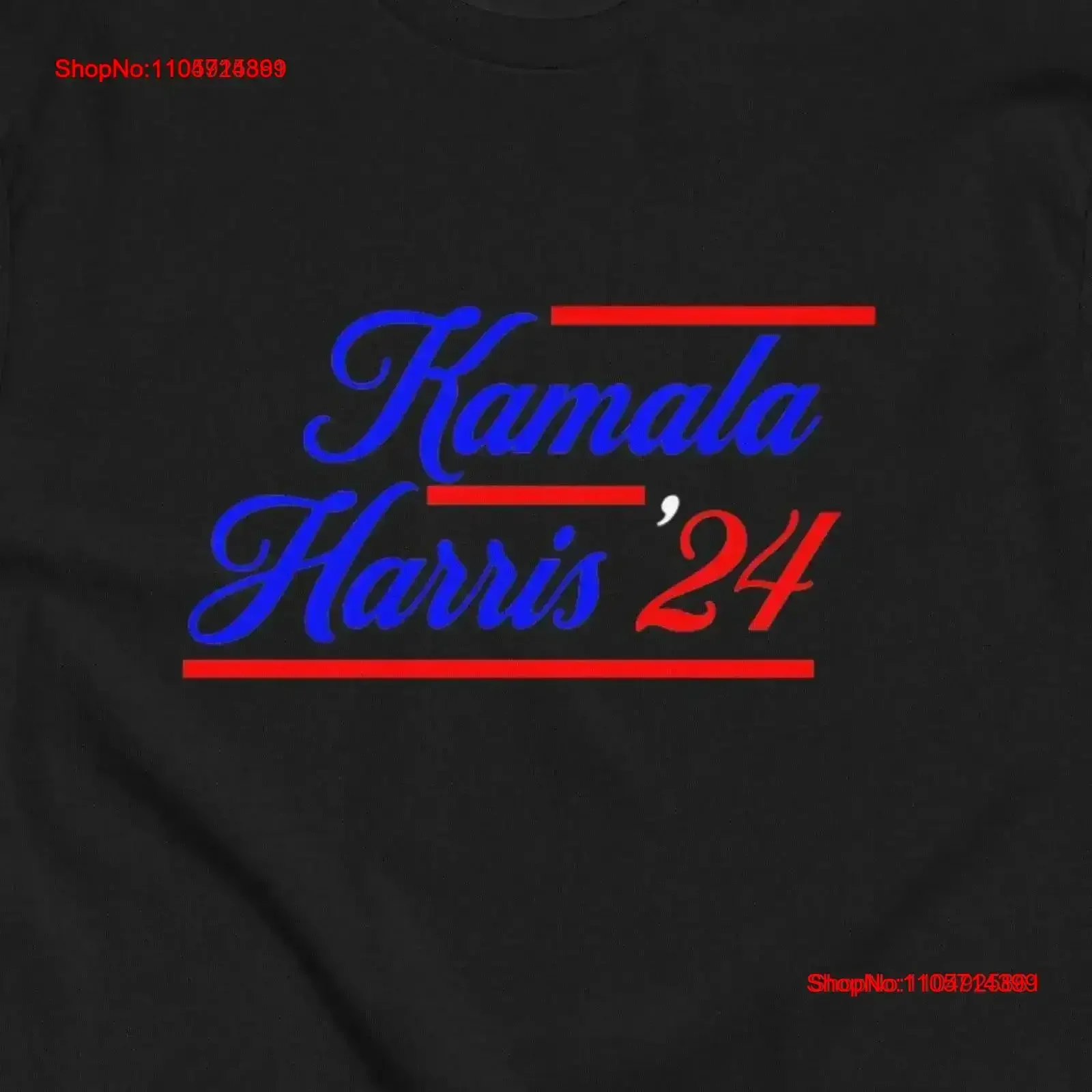 Kamala Harris '24 Campaign T Shirt Classic Red White and Blue Design vintage Washed streetwear Stylish Soft Breathable vintage