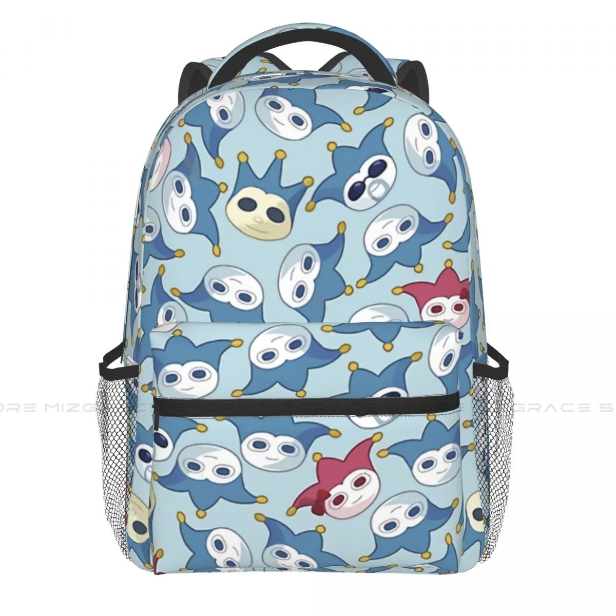 

Large Capacity Casual School Bag Blue Badger Pattern Travel Laptop Backpacks Multifunctional Soft Rucksack for Teenager