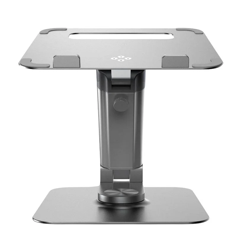 Aluminum alloy folding lift computer stand foldable standing office 360 ° rotation tablet laptop stand ergonomic