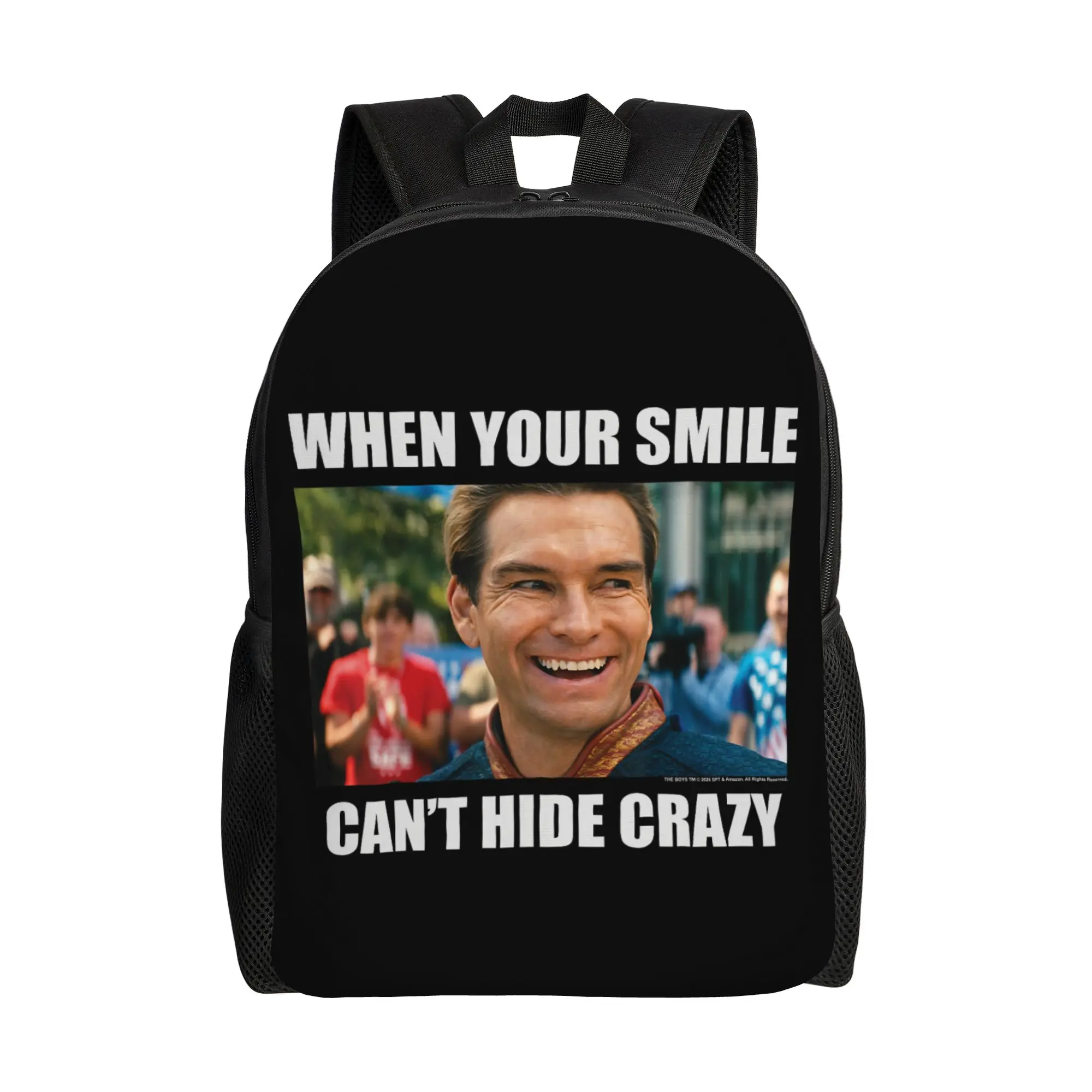 

Back to school season The Boys Homelander Meme Knapsack The Boys College Student Multi-Function Backpack
