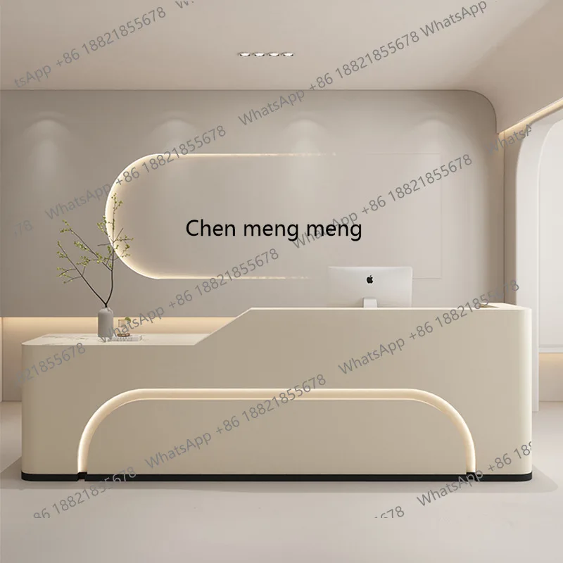 Salone di bellezza Bar Negozio di abbigliamento pagina di cassa Banco reception bellezza dentale Reception commerciale aziendale Banco reception