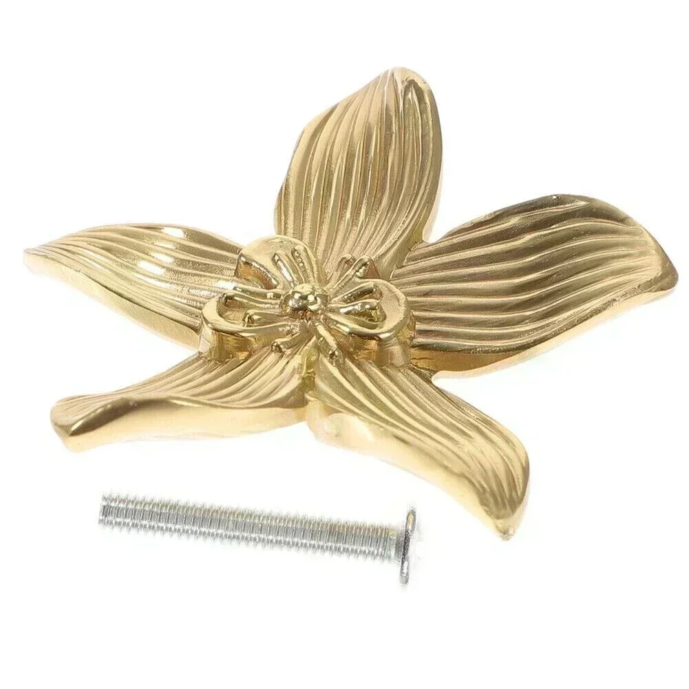 

Золотая ручка шкафа, твердый цинковый сплав, красивая ручка шкафа, ретро ящик с одним отверстием, простая установка